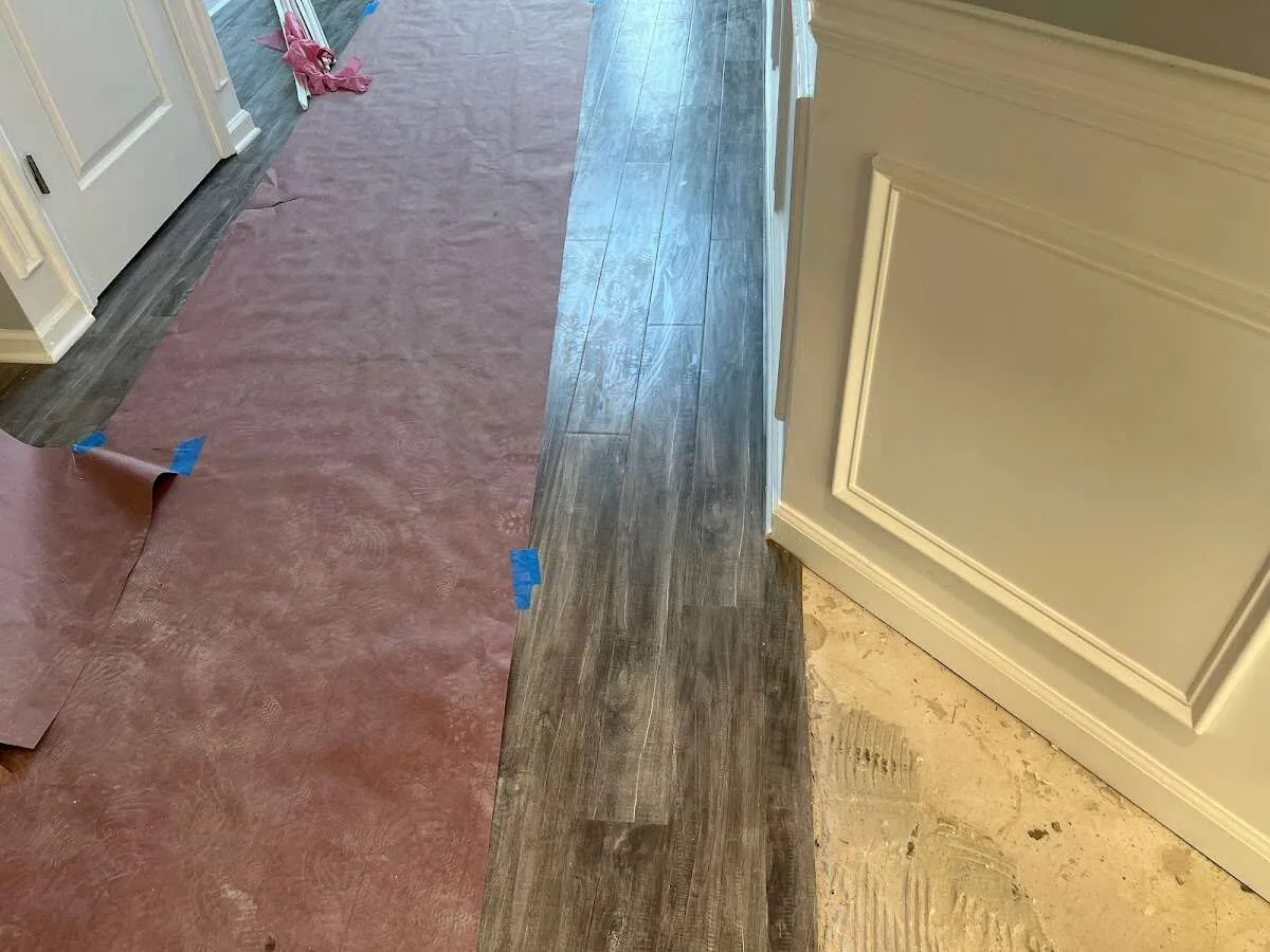 Completed marble shower restoration in Sinton